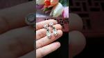 Gorgeous Rich Pea Green Jadeite Jade 76-bead...