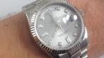 Rolex Day-date 40mm 18kt White Gold President...