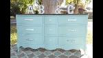 Antique/Vtg Beacon Hill Inlaid Demilune Half...